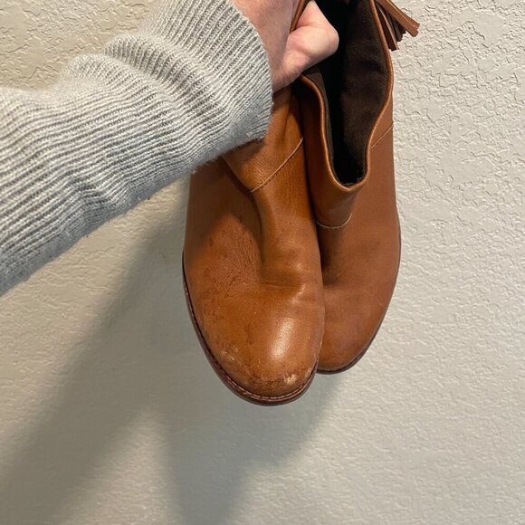 TOMS Camel Leather 7.5 Carpe Diem Booties - Picture 6 of 6